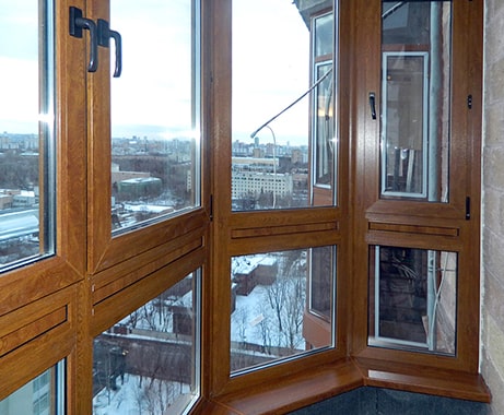 Монтаж остекления балкона
