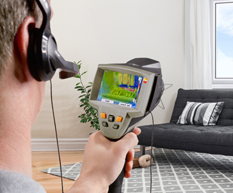 Проверка окон тепловизором