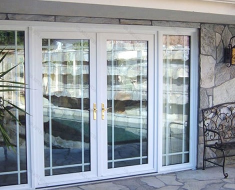 Установка дверей стеклопакетов